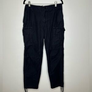Pacsun Cotton Black Cargo Pants Size 30x30